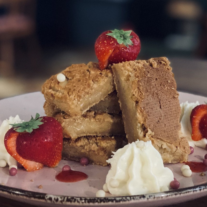 Witte Chocolade Blondie